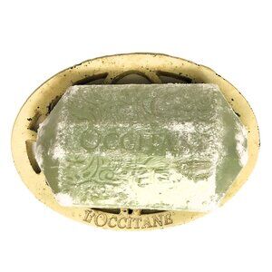 Very Rare Collectible VTG L'Occitane Green Tea Soap & Iron Art Dish Gift Pack